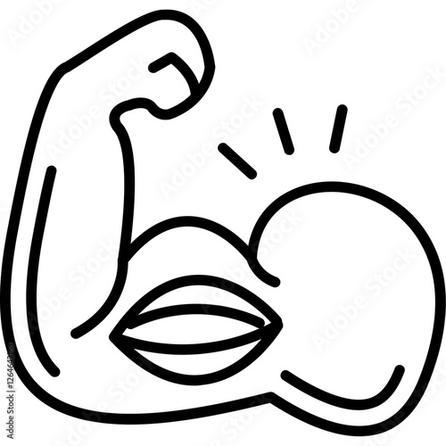 Arm Muscle Icon