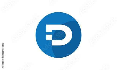 A stylized "D" that incorporates hidden meanings or visual metaphors. This logo is intriguing and memorable, suitable for brands that want to convey depth and complexity.