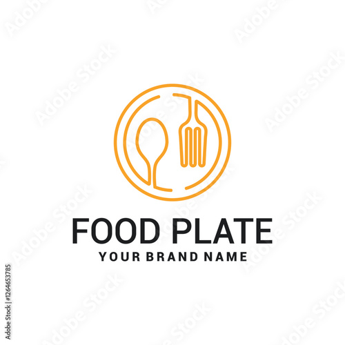 Food logo icon vector design for restaurant