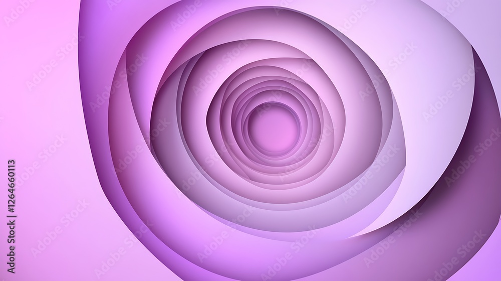 Abstract Lavender Swirling Concentric Circles Design Abstract Lavender Swirling Concentric Circles Design