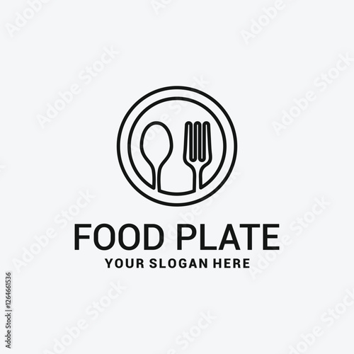 Food logo icon vector design for restaurant