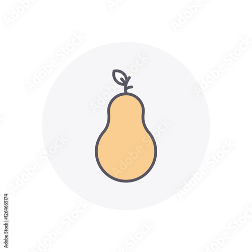 avocado vector icon stock ilustration