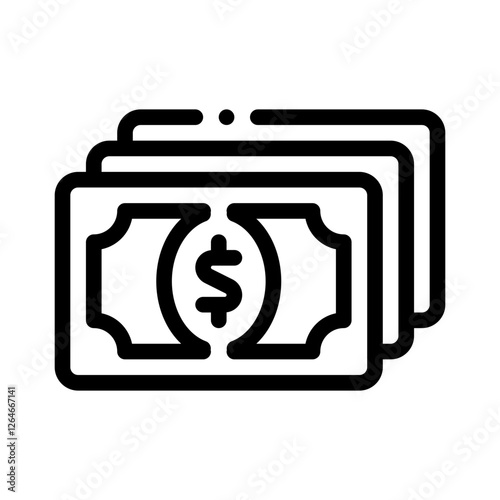 expense tracker line icon