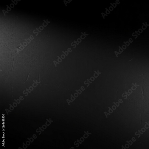 a rich black background with subtle embossed patterns