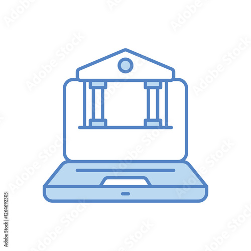 Online Banking vector icon