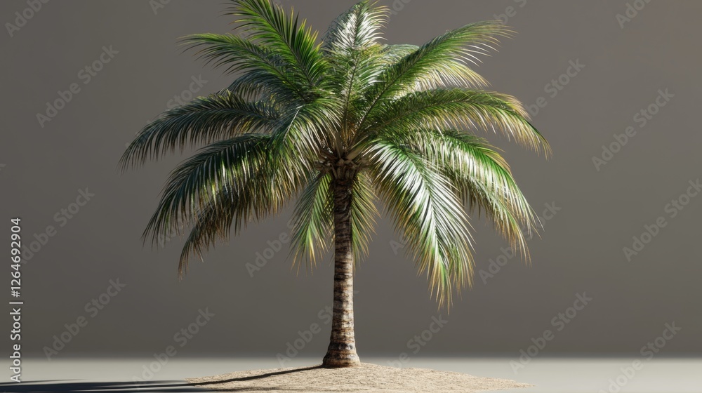 Obraz premium Lovely Mediterranean palm tree. ID_69d880ba-b093-4110-b22c-009e8e974d27 --ar 16:9 --v 6.1 Job ID: c90b3798-4d8c-473f-b1f7-e944c4a0ce9d