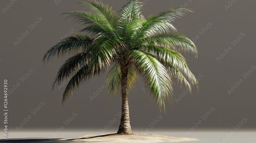 Obraz premium Lovely Mediterranean palm tree. ID_69d880ba-b093-4110-b22c-009e8e974d27 --ar 16:9 --v 6.1 Job ID: c90b3798-4d8c-473f-b1f7-e944c4a0ce9d