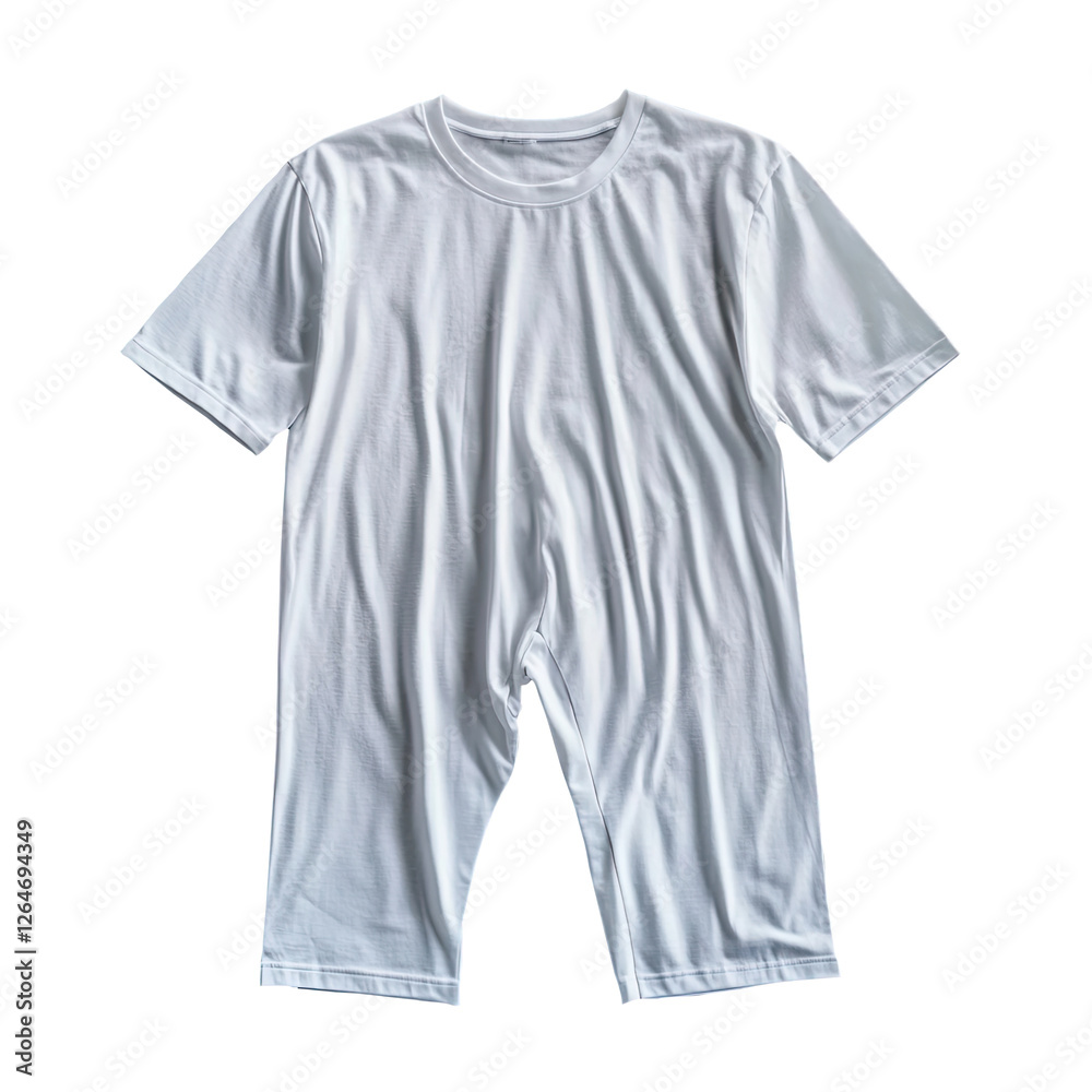 Fototapeta premium White shirt, flat lay, black background, apparel design