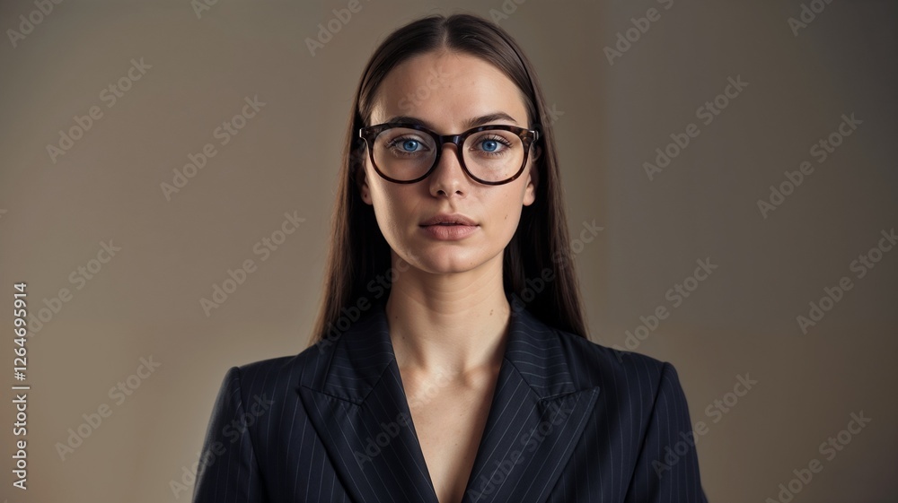 Confident Businesswoman in Professional Attire Confident Businesswoman in Professional Attire