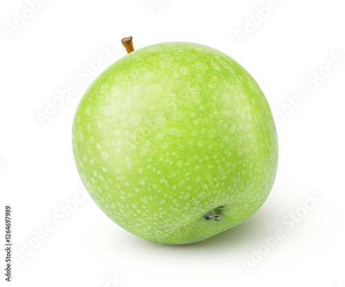green apple isolated on white