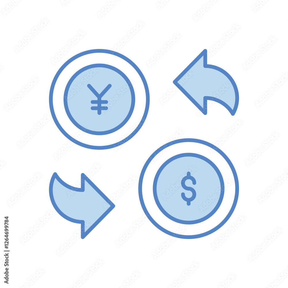 Currency Exchange vector icon Currency Exchange vector icon