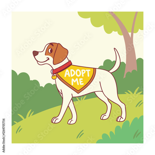 Animal rescue themed vector illustrations.