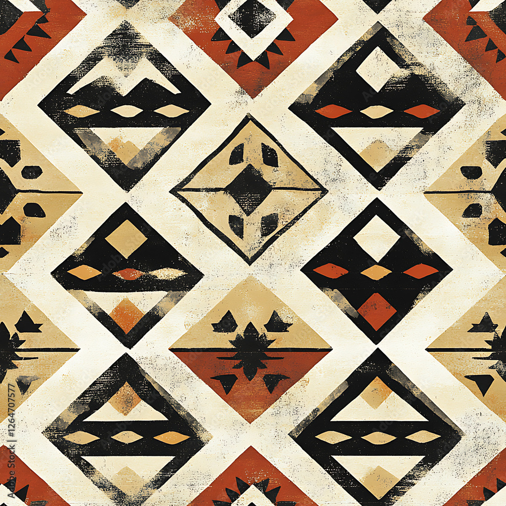 Fototapeta premium Carpet or tile patterns for interior decoration