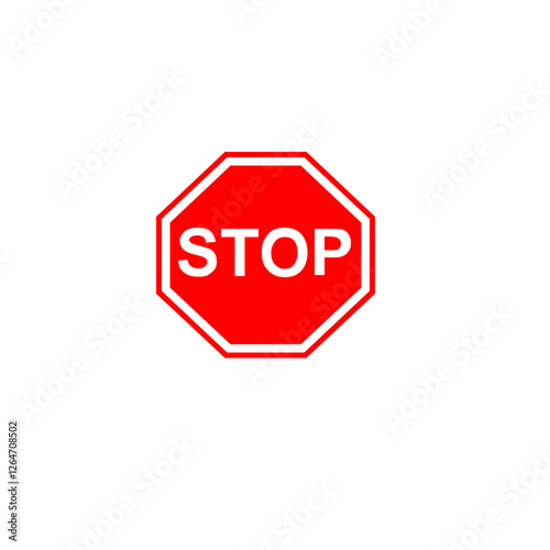 stop road sign