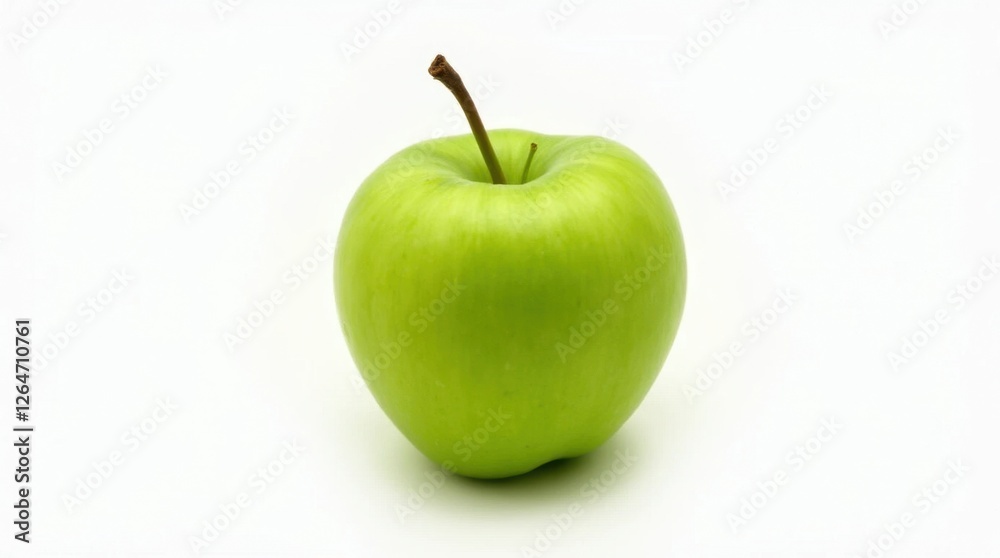 Juicy Green Apple with Dew Drops Juicy Green Apple with Dew Drops