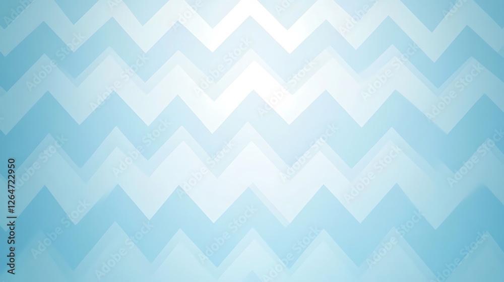 Fototapeta premium Abstract Light Blue Chevron Pattern Background