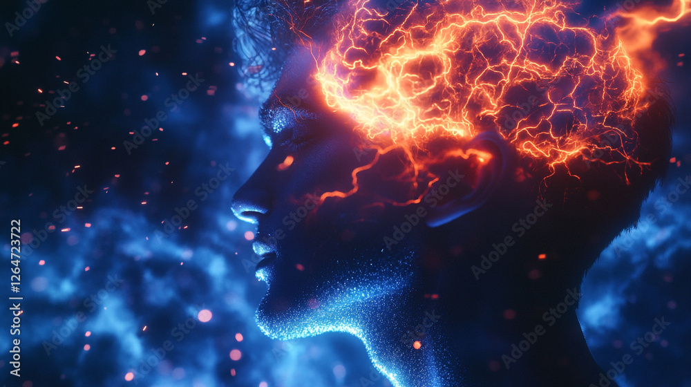 Energizing thoughts ignite the mind in a vivid display of colors and intensity, reflecting a journey of creativity and inspiration Energizing thoughts ignite the mind in a vivid display of colors and intensity, reflecting a journey of creativity and inspiration