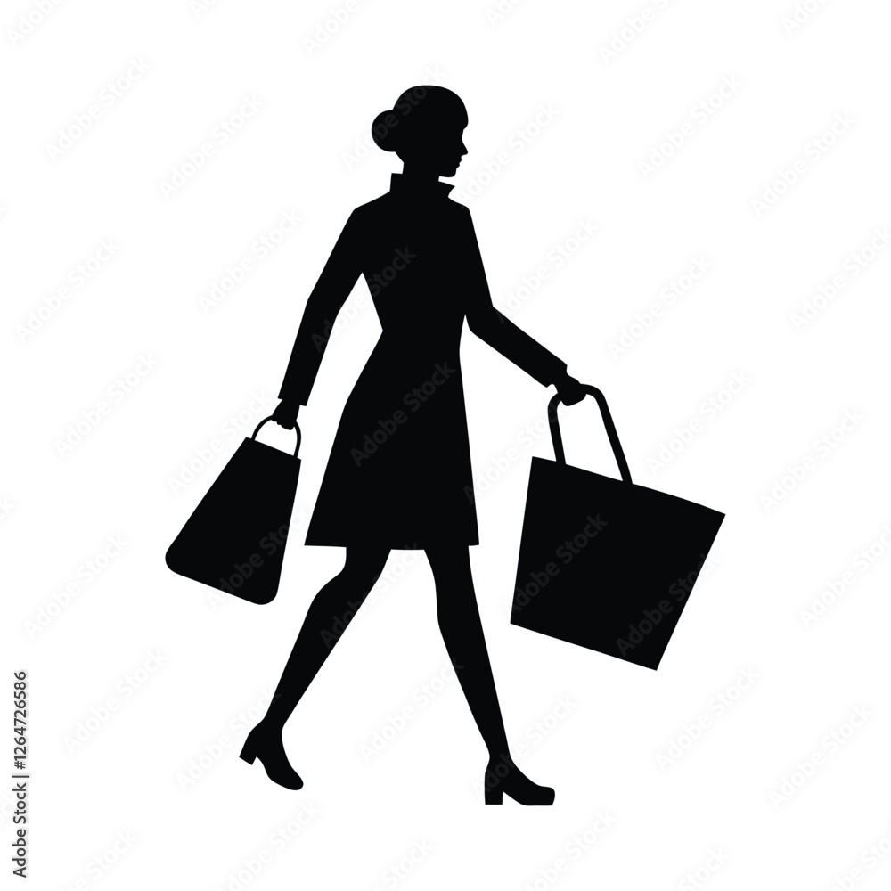 shopping-silhouette-vector. shopping-silhouette-vector.