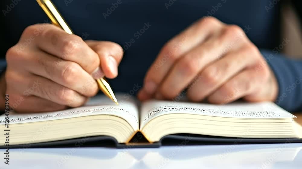 Close-up of Handwriting in a Prayer Journal Close-up of Handwriting in a Prayer Journal