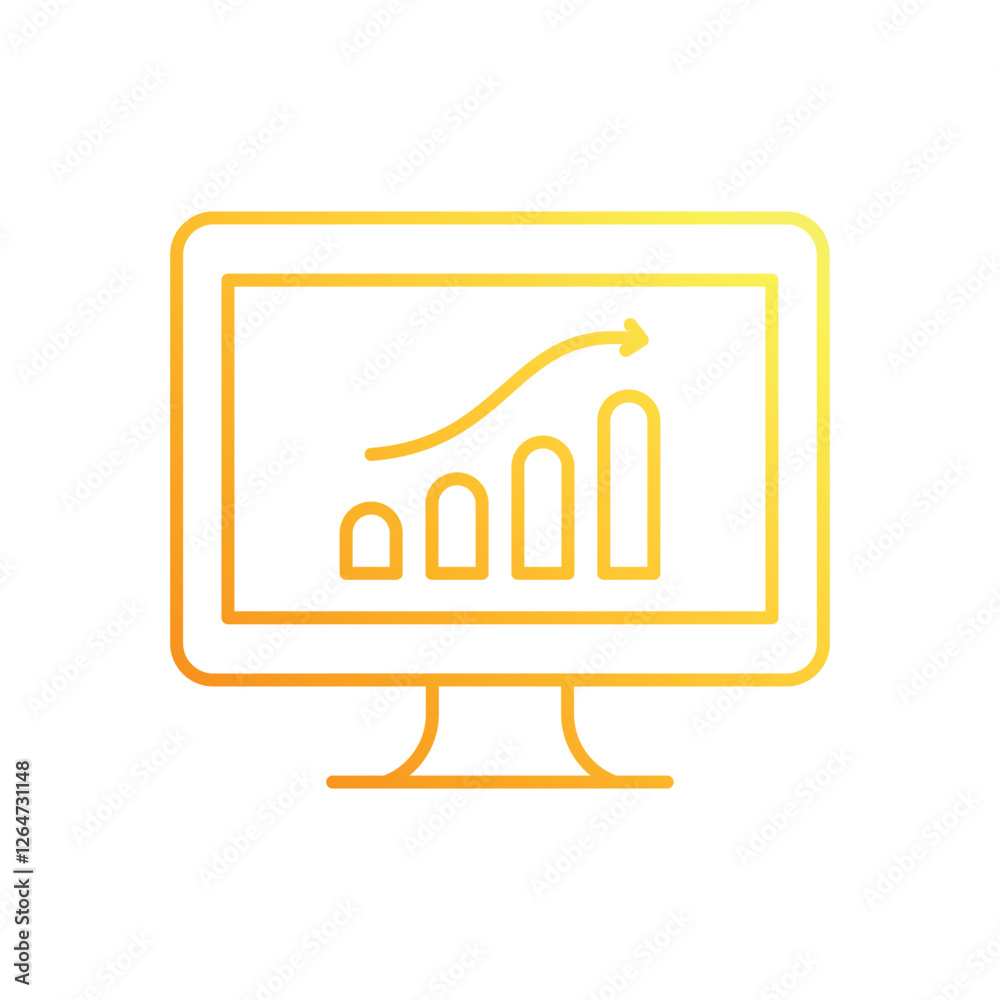 Analytics Dashboard vector icon Analytics Dashboard vector icon