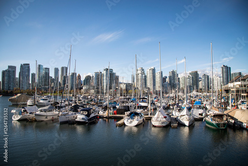 Marina in Vancouver, British Columbia, Canada