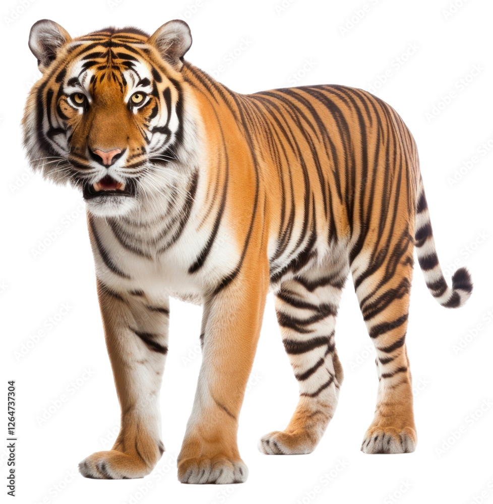 Obraz premium PNG Bengal tiger wildlife animal mammal.