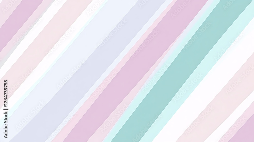 Obraz premium Abstract Diagonal Pastel Stripes Background Design
