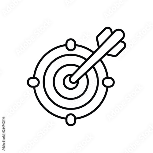 Target Market vector icon