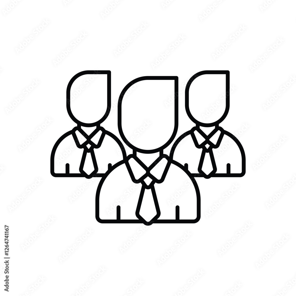 Team Collaboration vector icon Team Collaboration vector icon