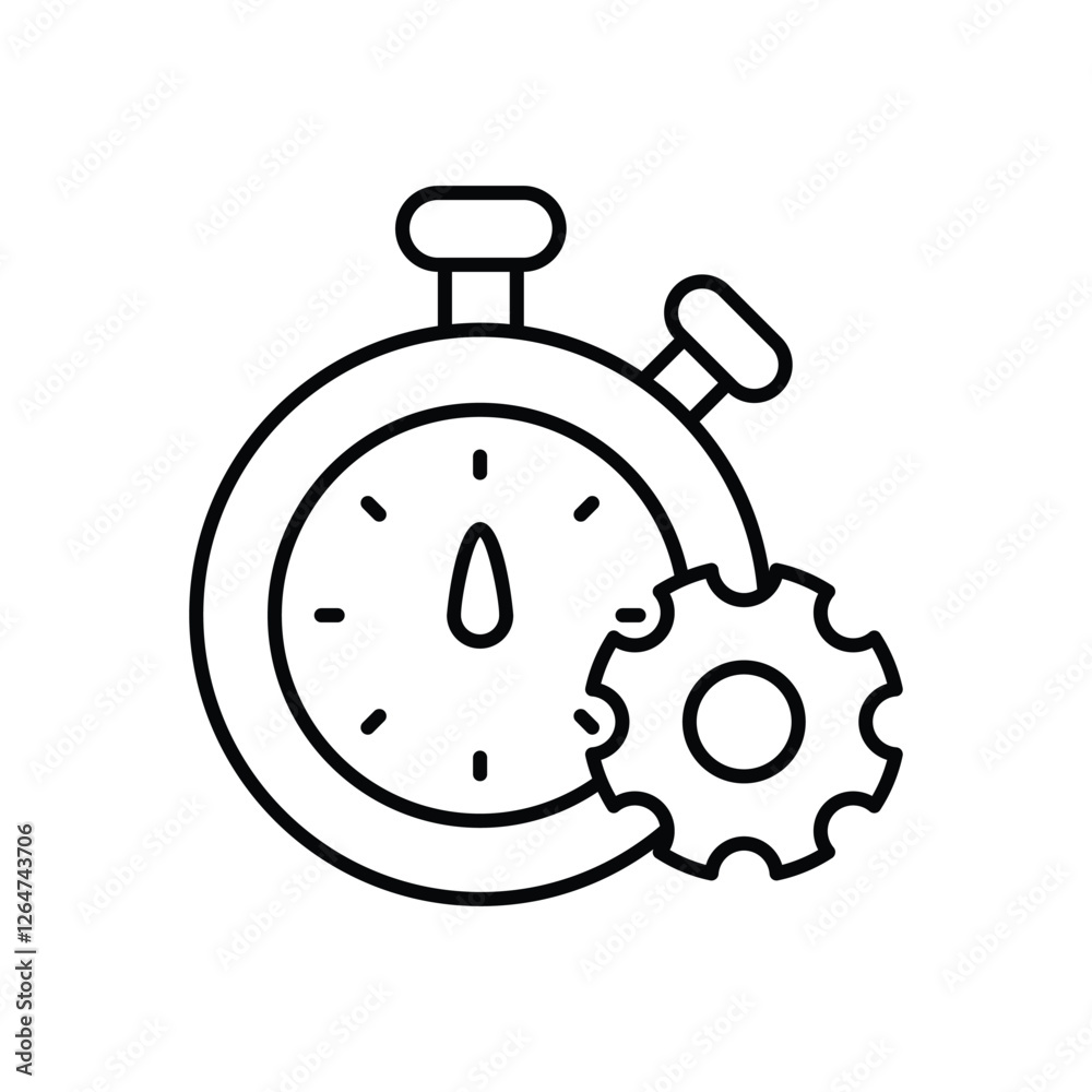 Time Management vector icon