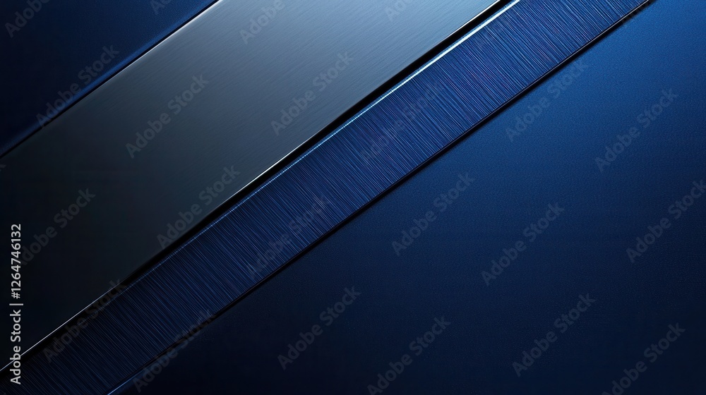 Obraz premium Dark Sapphire Cobalt Gradient Geometric Background