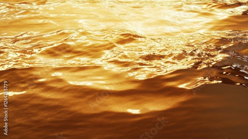 Golden Yellow Champagne Gradient Metallic Texture