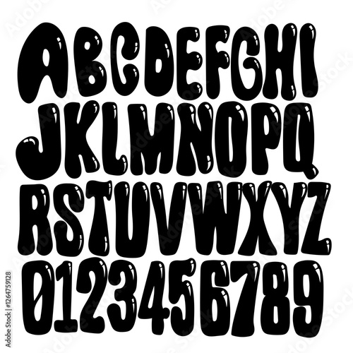 Bubble Lettering | Lettering Design | Jpeg