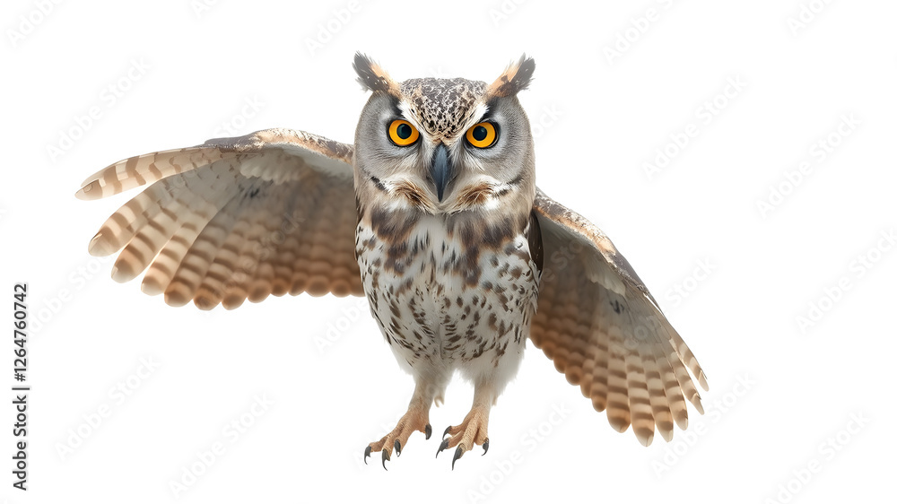 Obraz premium owl isolated on white background