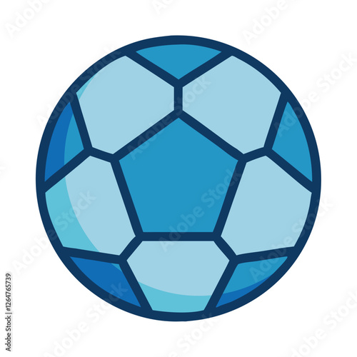 Soccer ball sports equipment illustration
