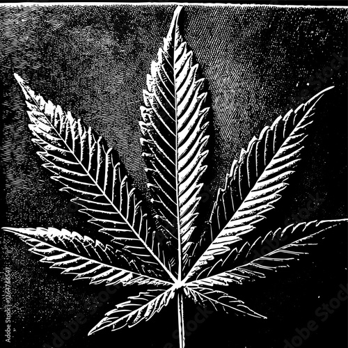 Cannabis leaf, hemp plant, growing medical cannabis in special conditions for medical needs, hemp plant, cbd