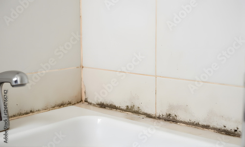 Mold Growth on Bathroom Tiles