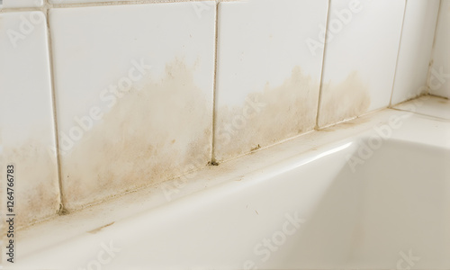 Mold Stains on Bathroom Tiles