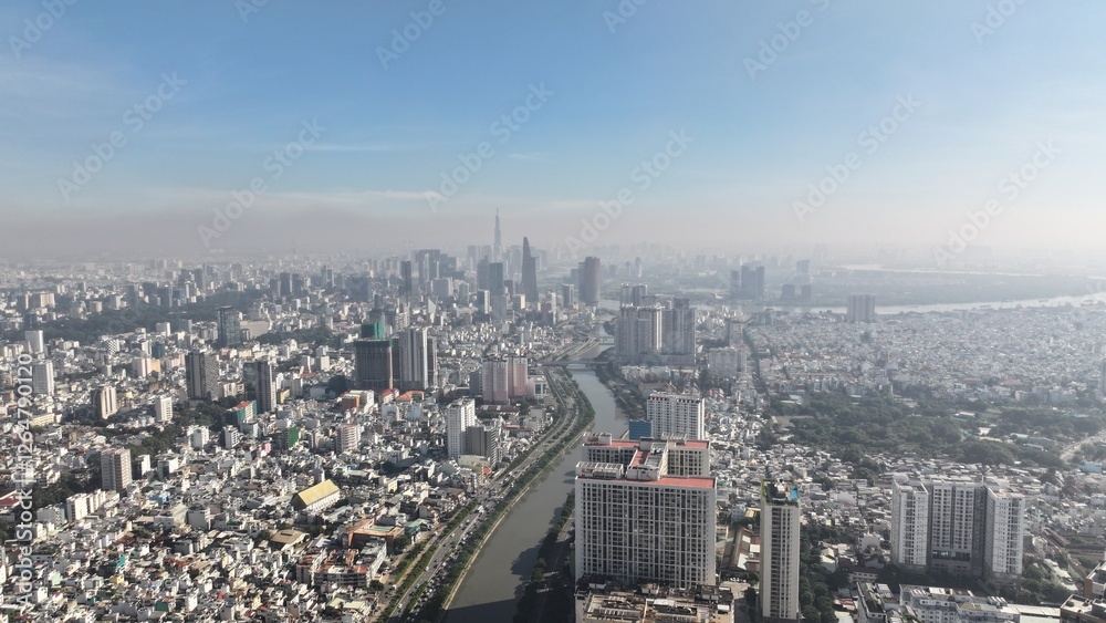 Obraz premium Saigon skyline