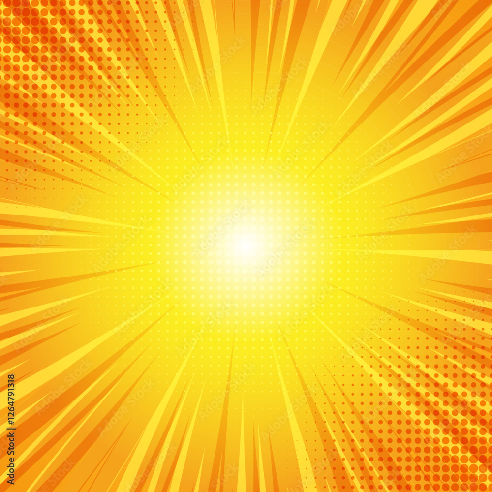 Abstract comic style starburst background design Abstract comic style starburst background design