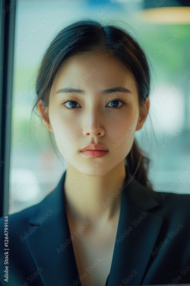 Professional Portrait of a woman with a minimalist background. Professional Portrait of a woman with a minimalist background.