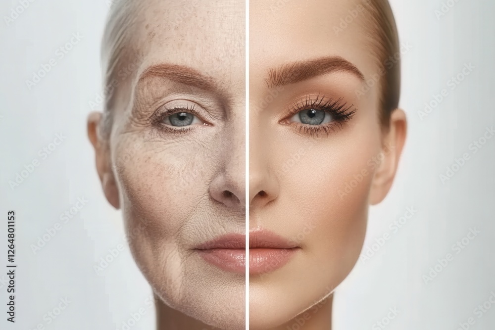 Anti-Aging Beauty Transformation: Before & After