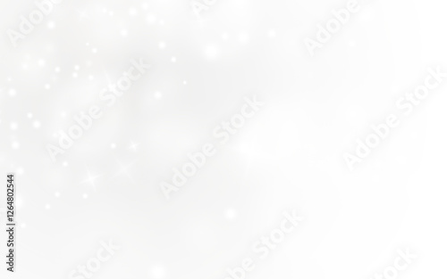 Abstract gray background with transparent bokeh effects. Soft, defocused light elements create a subtle and elegant design. Available in vector format with transparency for versatile use.