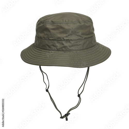 A classic fishermans bucket hat with side loops for added style perfect for outdoor adventures and leisurely outings
