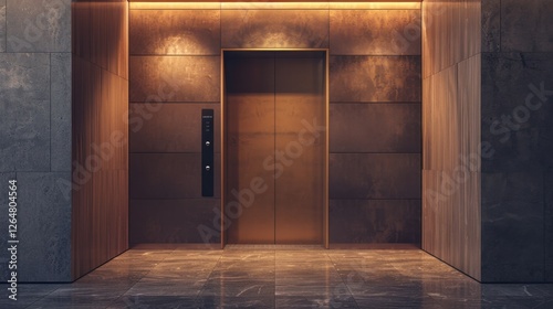 Obraz na płótnie Modern Elevator Interior Design w salonie