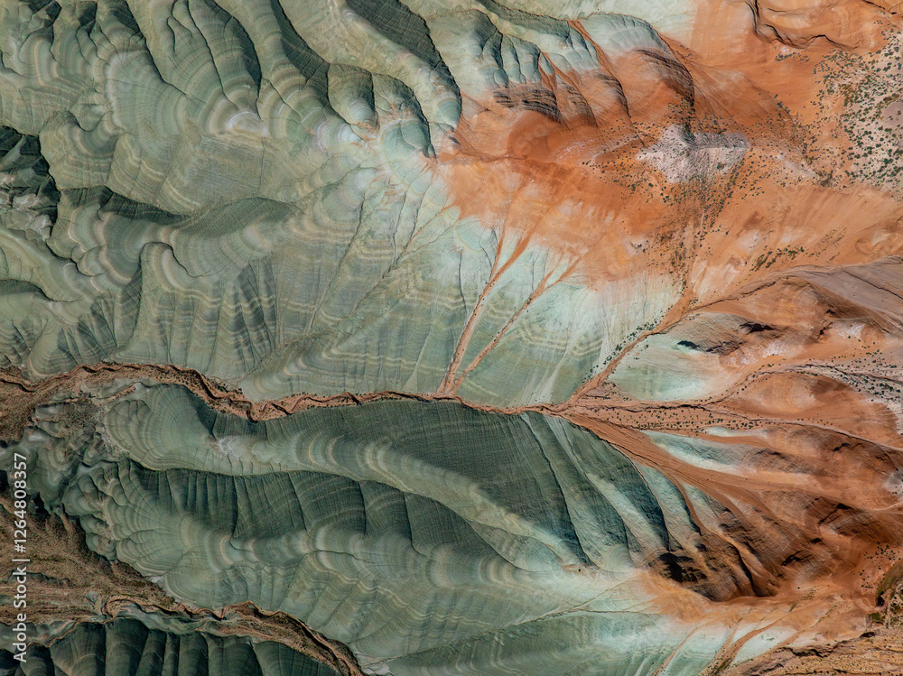 Aerial view of Ankara, Nallıhan Bird Paradise.