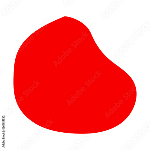 abstract blobs red for background