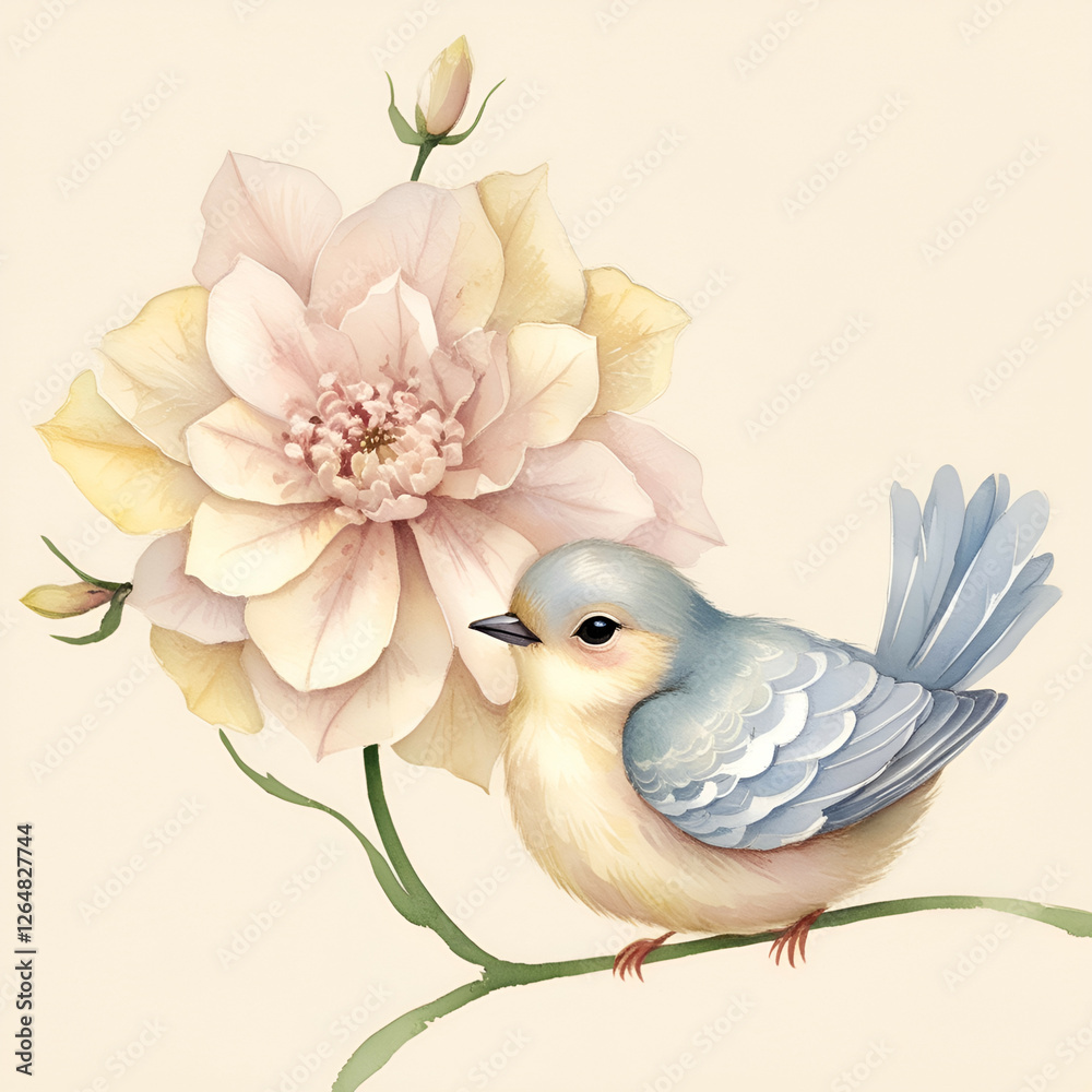 Fototapeta premium vector illustration of a bird