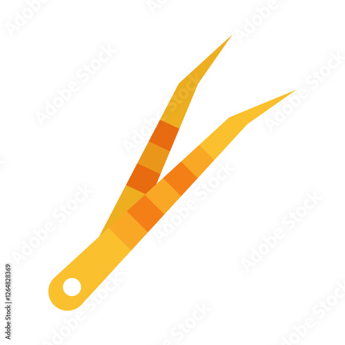 Tweezer flat icon