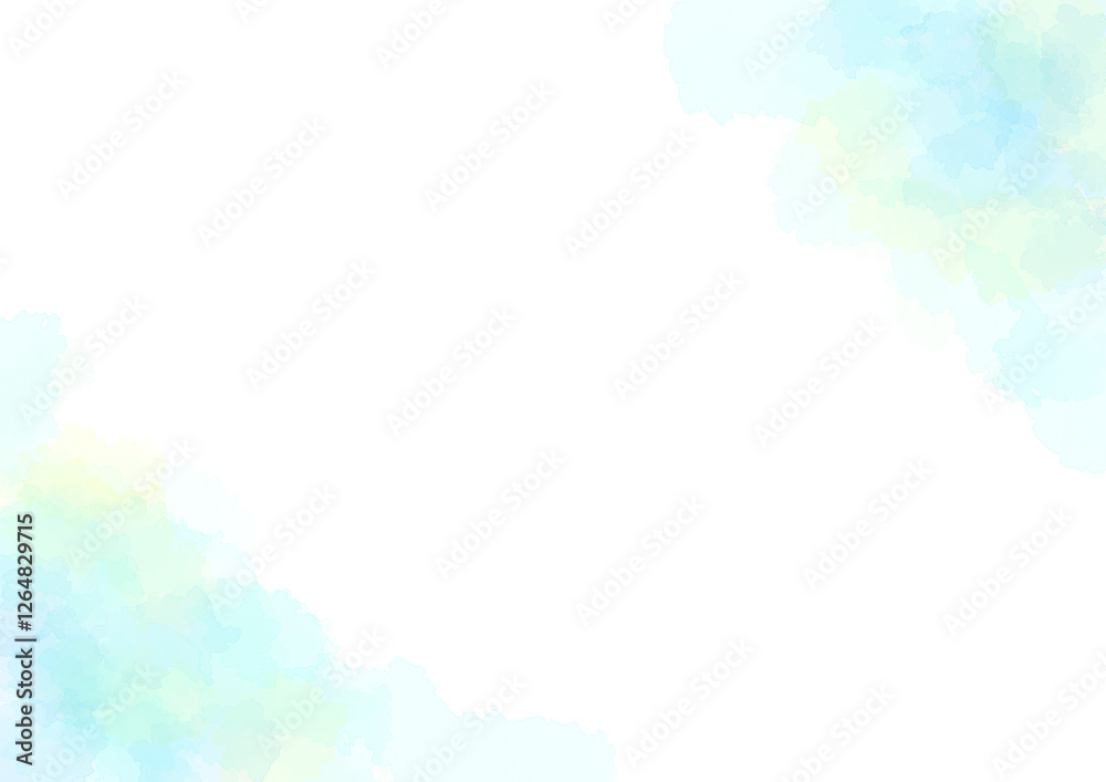 Obraz premium にじみ水彩の背景素材